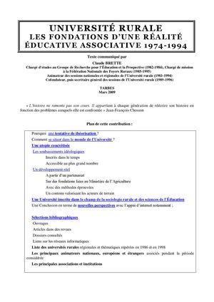 texte de Claude Brette