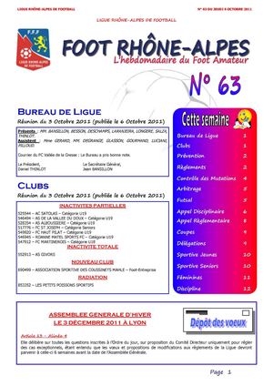 N°63 du 06.10.11