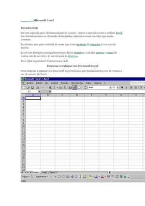 MANUAL DE USO DE EXCEL