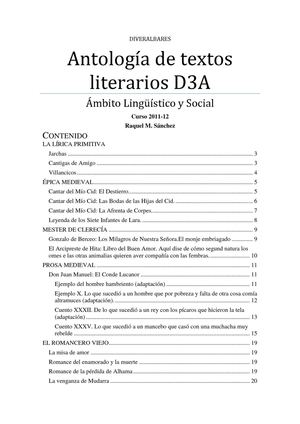Antología Literaria D3