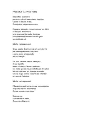Poema de Tomas Tranströmer 