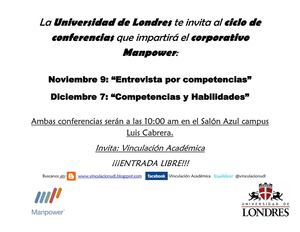 Invitación Conferencias Manpower