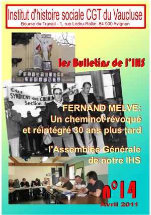 Bulletin IHS CGT Vaucluse n°14