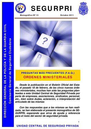 SEGURPRI Monográfico 13 de Seguridad Privada