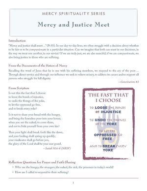 7 Mercy and Justice Meet