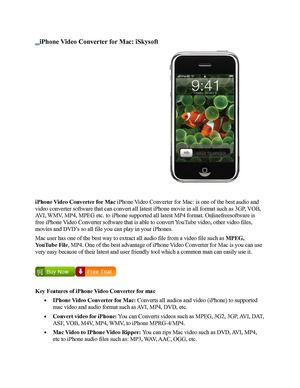 iPhone Video Converter for Mac