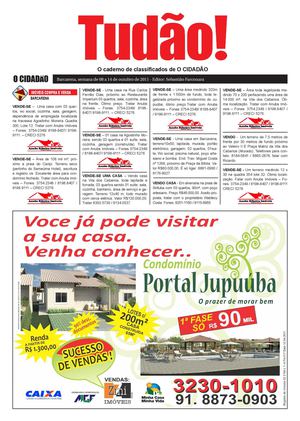 O CIDADÃO – Edição nº 67 – TUDÃO nº 21 - Abaetetuba/Barcarena, semana de 8 a 14 de outubro de 2011