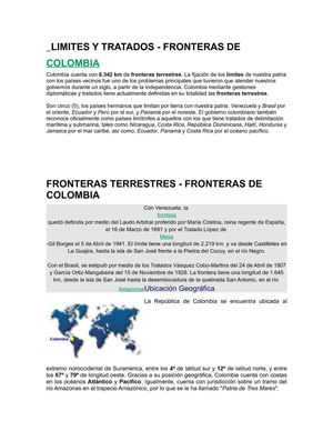 colombial limites