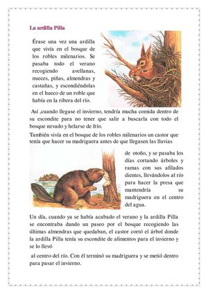 19 La ardilla Pilla