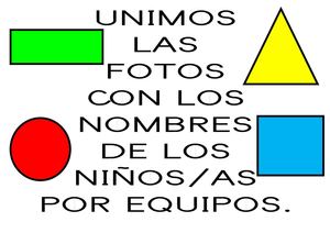 Relaciona cada niñ@ con su monbre