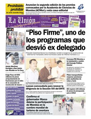 La Unión de Morelos 10 Octubre 2011