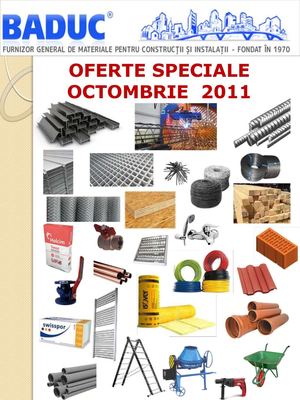 Oferta Speciala Produse Baduc , octombrie 2011