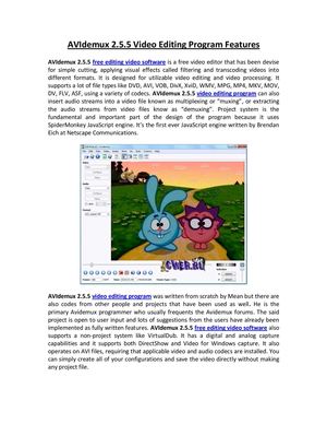 Free Editing Video Software