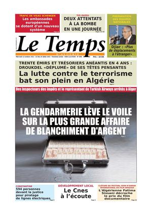 Le Temps d'Algérie Edition du Mercredi 12 Octobre 2011
