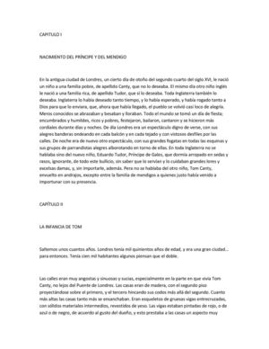 el principe y el mendigo