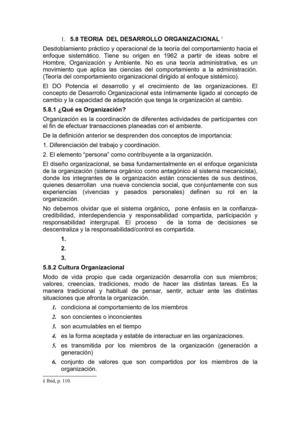 DESARROLLO ORGANIZACIONAL