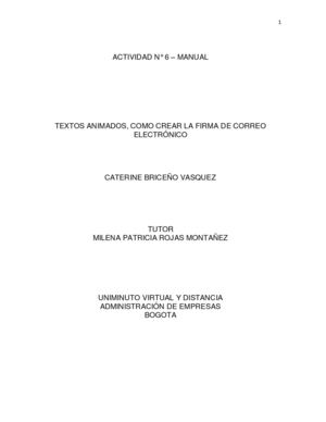 manual de texto animado