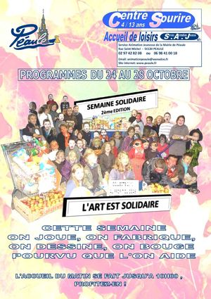 AFFICHE CENTRE SOURIRE TOUSSAINT 2011