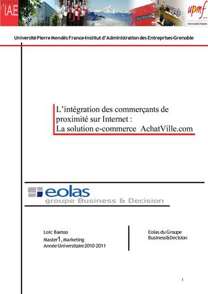 e-commerce la solution AchatVille