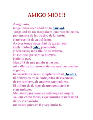 amigo mio