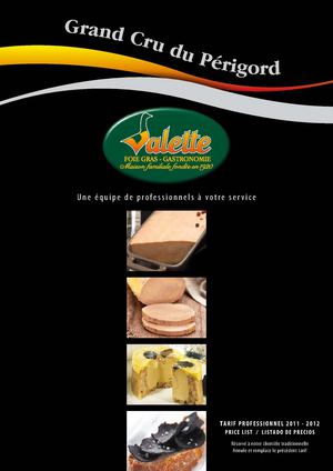 Catalogue Valette Tarif Pro 2011-2012 sp