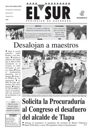 El Sur 13 de octubre de 2011