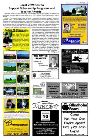 The Islander, October 11, 2001