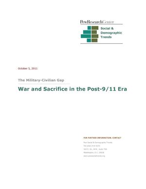 War and sacrifice in the post 9-11 era (report Oct. 2011)