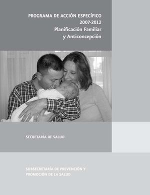 Programa de Acción Específico - Planificación Familiar y Anticoncepción