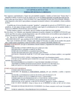 MEDIOS NATURALES Y SOBRENATURALES 