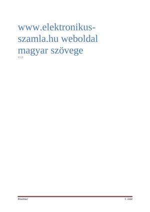 www.elektronikus-szamla.hu