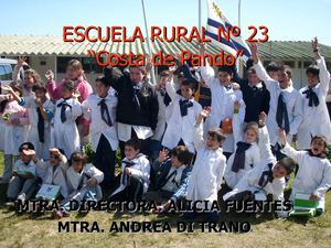 PROPUESTA EDUCATIVA DE ESCUELA Nº 23 DE INSPECCIÓN PANDO