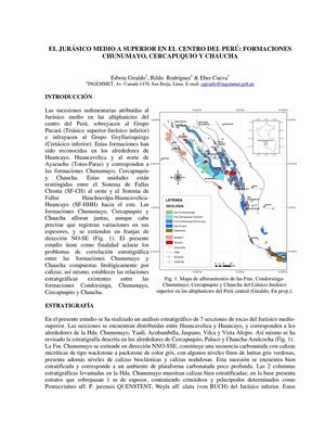 EL JURÁSICO MEDIO A SUPERIOR