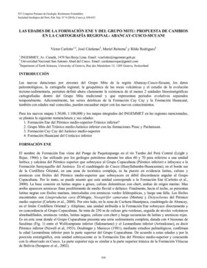 LAS EDADES DE LA FORMACIÓN ENE Y DEL GRUPO MITU PROPUESTA DE CAMBIOS