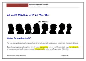 Recull de retrats de 5è A