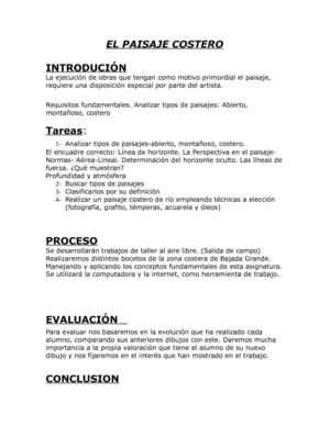 El Paisaje Costero
