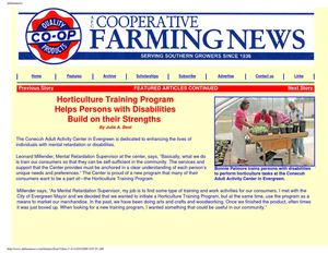 Horticulture Training Program Helps Persons with Disabilities Build on their Strengths