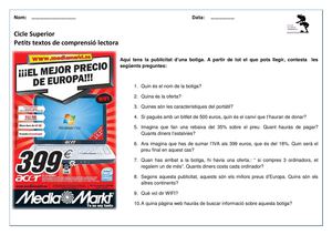 Comprensió Cicle Superior