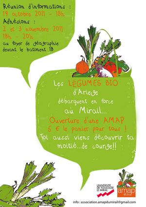Ouverture d'une AMAP au Mirail