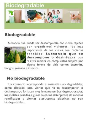 ¿Qué significa biodegradable?