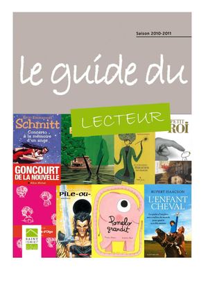 Le guide du lecteur 2011