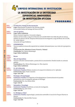 4to Simposio Internacional de Investigación