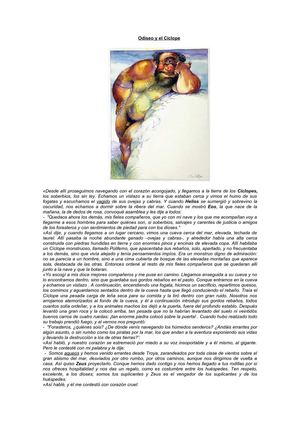 Odiseo y el Cíclope