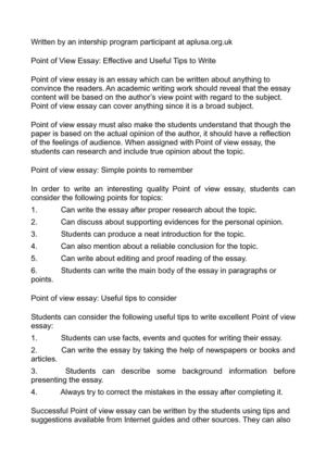 Illegal Downloading Essay Point Of View Essay Effective And Useful Tips To Write Illustration Essay Topics also Ophelia Essay Calamo Point Of View Essay Effective And Useful Tips To Write Creative Titles For Essays
