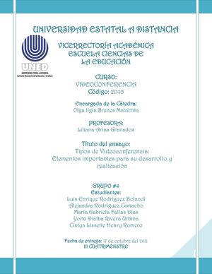 Tipos de Videoconferencia: Elementos importantes para su desarrollo y realización