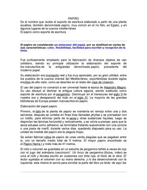 El PAPIRO
