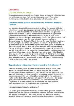 DOSSIER SCIENCE