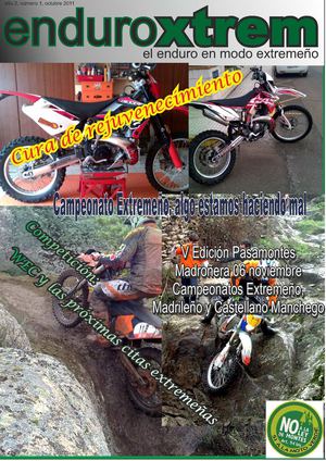 EnduroXtrem, número uno, año cero de octubre 2011