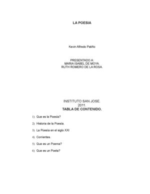 la poesia y la lirica