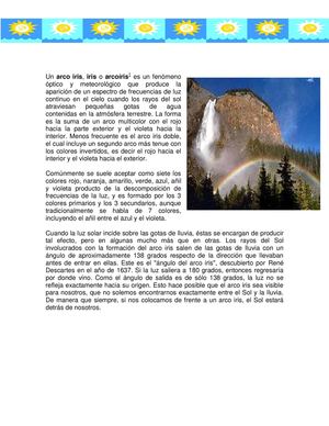COMO NACE UN ARCOIRIS